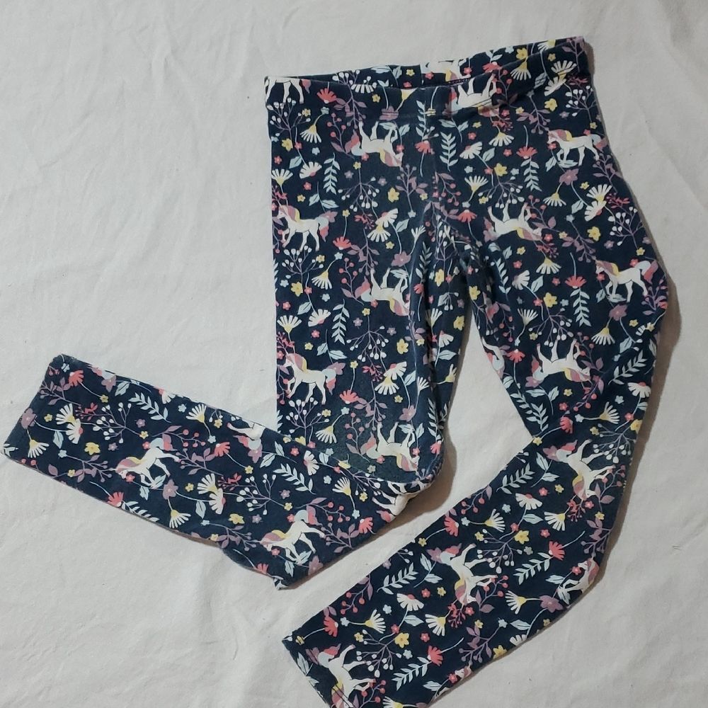 Members Mark Girls 7/8 Navy Blue Unicorn Leggings 🌏5/$10🌏